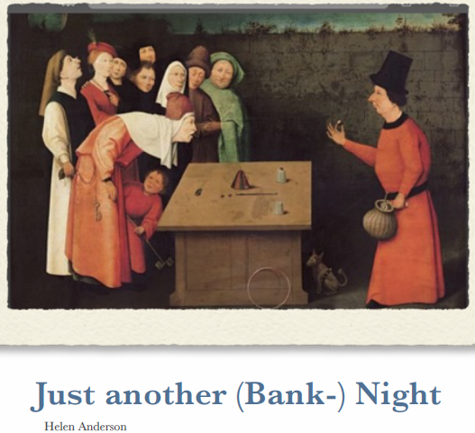 Just Another (Bank) Night