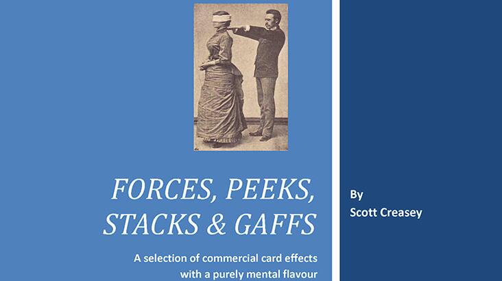 Scott Creasey - Forces, Peeks, Stacks & Gaffs - Mentalism with Cards