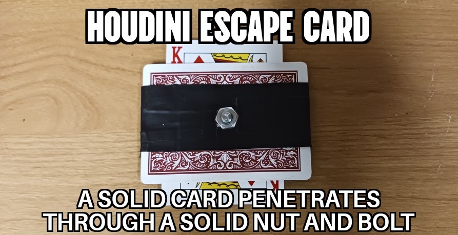 Houdini Escape Card by Alfonso Solis (Mp4 Video Magic Download 720p High Quality)