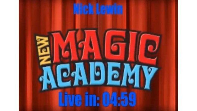 New Magic Academy Lecture by Nick Lewin (May 7 2023)