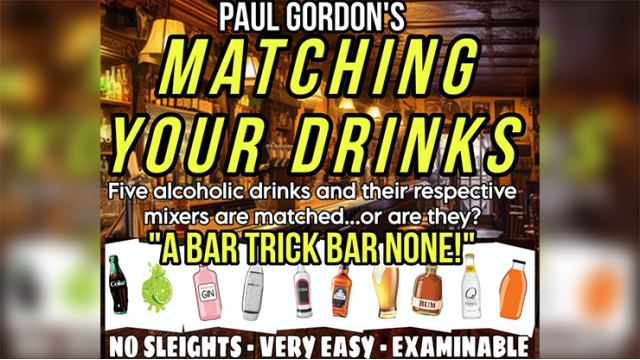 Matching Your Drinks by Paul Gordon (Mp4 Video Magic Download)