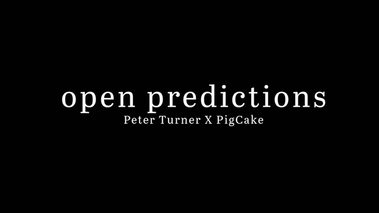 Open Predictions by Peter Turner and PigCake (Mp4 Video Magic Download)