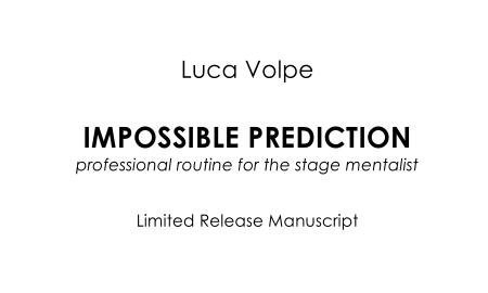 Luca Volpe - Impossible Prediction