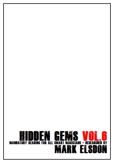 Mark Elsdon - HIDDEN GEMS 6