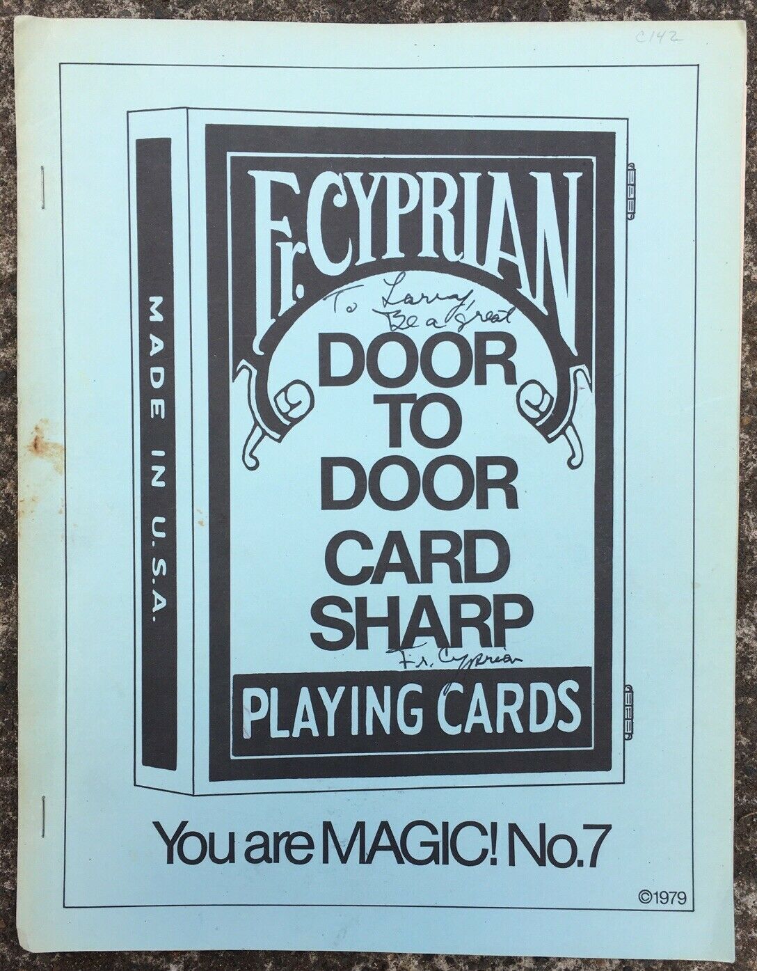 Fr. Cyprian - Door to Door Card Sharp. You are Magic no.7