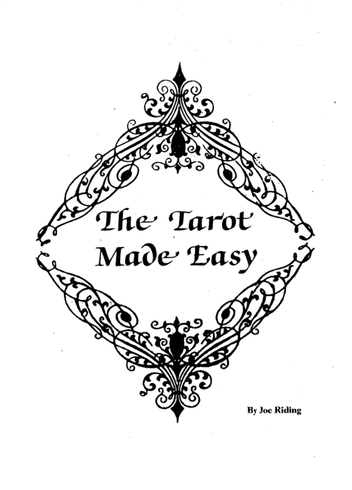 Joe Riding - The Tarot Made Easy